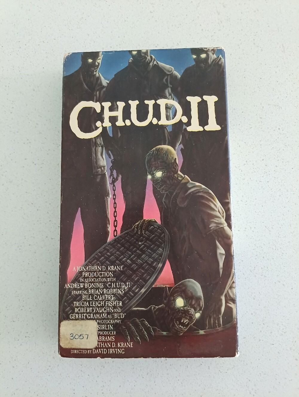 VTG 1989 C.H.U.D. 2 Horror VHS Vestron Video 